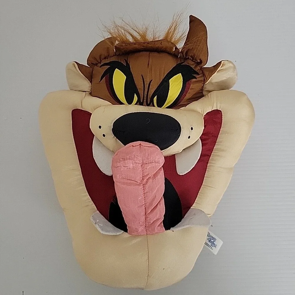 Taz Nylon Plush Head Pillow 14